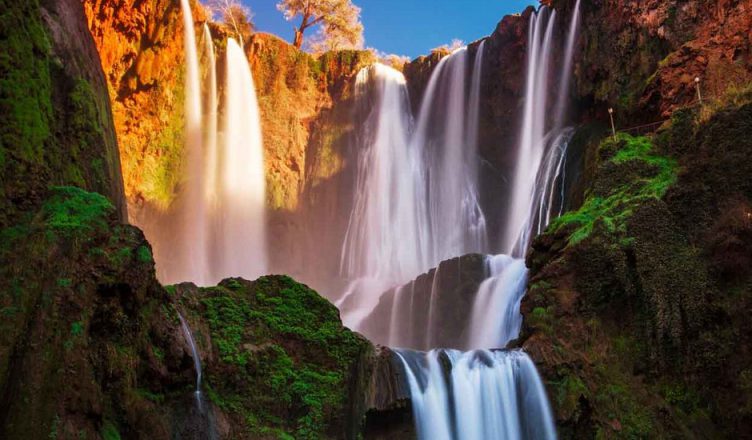 Morocco Guided Travel in ouzoud waterfall