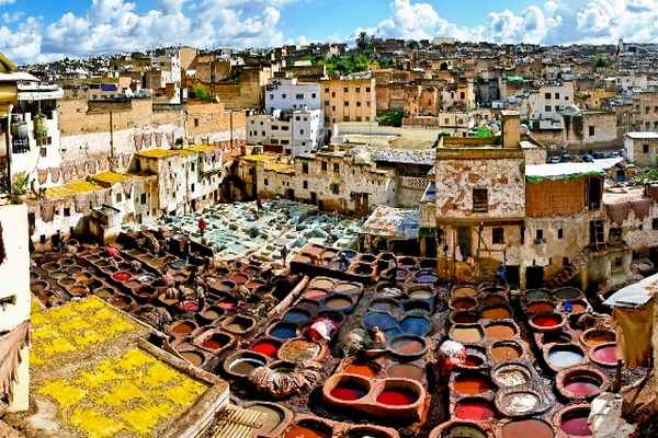 Authentic tour tanneries in Fez